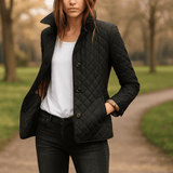 Evelyn - Silkkinen ja puuvillainen takki naisille - Kevyt ja elegantti - EmiyoSuomi - Takki Nainen