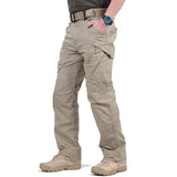 Miesten tactical cargo housut ulkoiluun useilla taskuilla