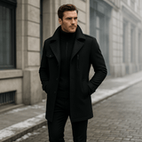 Grayson Mallitakki - Kaksinkertainen Kaulus - Tyylikäs Miesten Muoti - EmiyoSuomi - Takit - Miehet