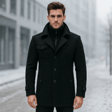 Grayson Mallitakki - Kaksinkertainen Kaulus - Tyylikäs Miesten Muoti - EmiyoSuomi - Takit - Miehet