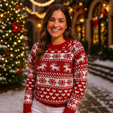 Gwenora Joulupaita – Pyöreä Kaulus – Laadukas Jouluvaate - EmiyoSuomi - Joulupuserot