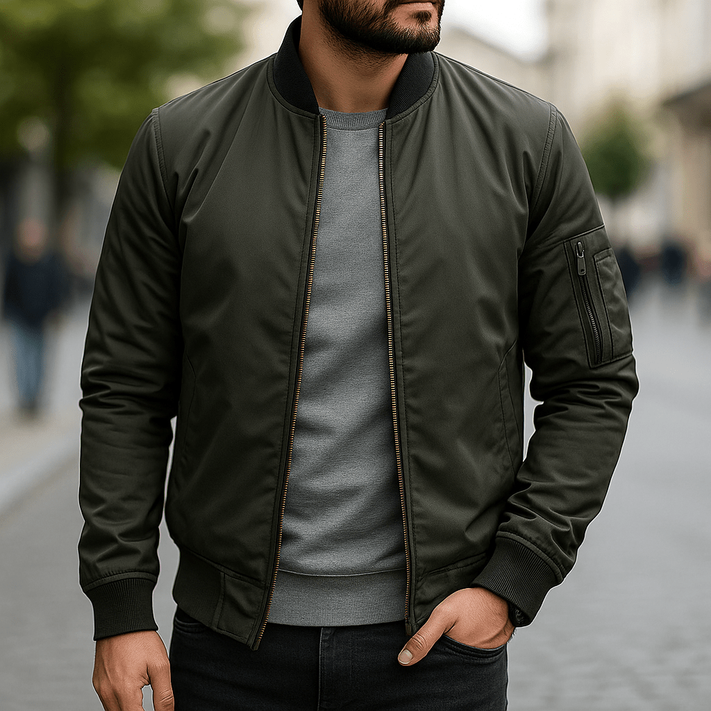 Harold bomber - takki – kevyt, tyylikäs ja mukava - EmiyoSuomi - Takit - Miehet