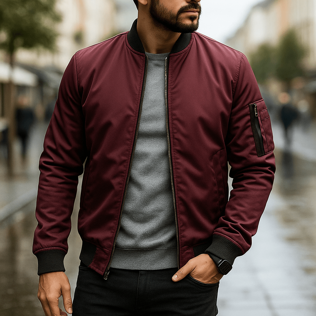 Harold bomber - takki – kevyt, tyylikäs ja mukava - EmiyoSuomi - Takit - Miehet