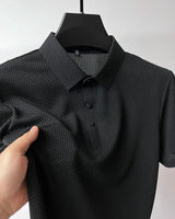 Miesten slim fit paita lyhyillä hihoilla, klassinen vapaa-ajan tyyli