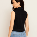 Hihaton Denimliivi - Vaaleat Värit - Kevätmallisto - EmiyoSuomi - Naisten liivi