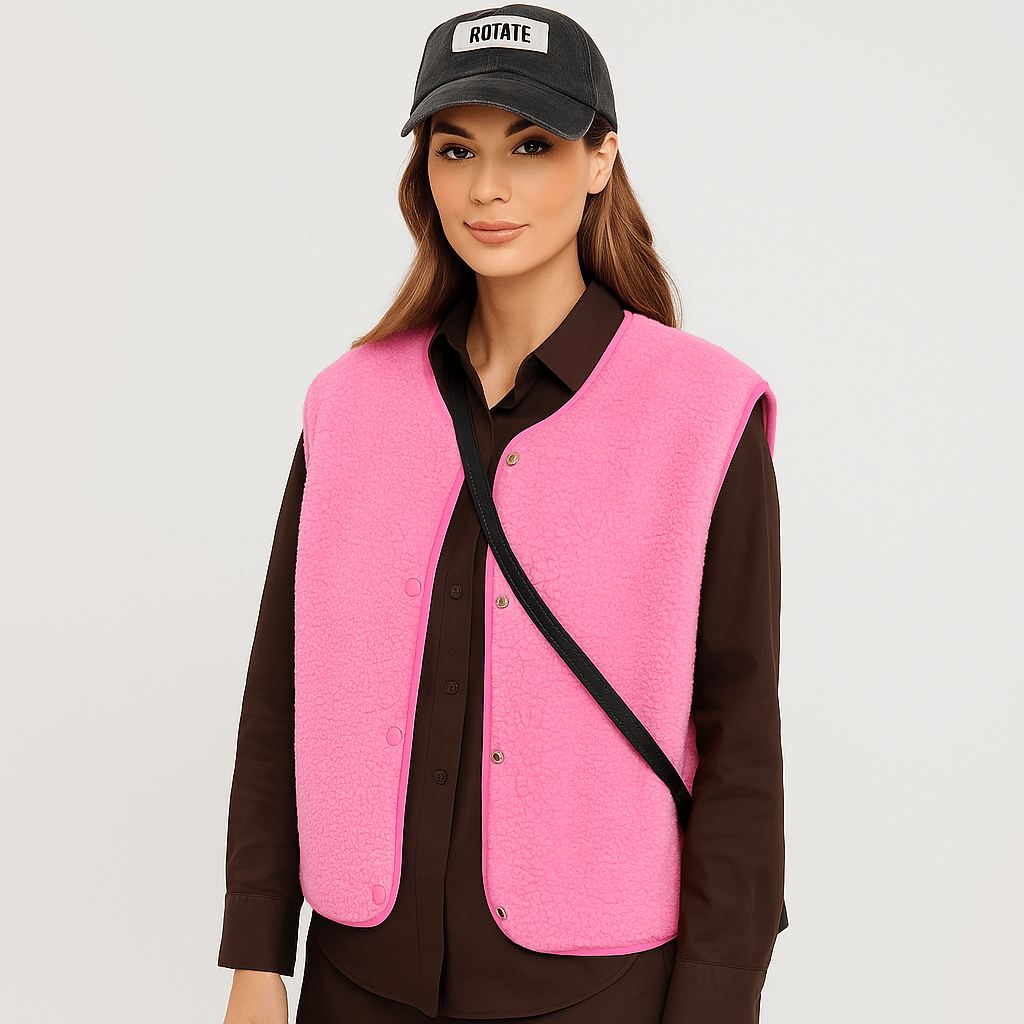 Hihaton V - pääntie Liivi - Lämmin & Tyylikäs Syksy - ja Talvimalli - EmiyoSuomi - Naisten liivi