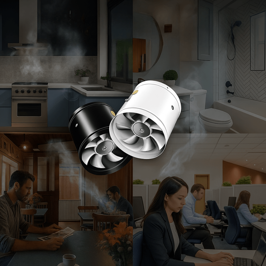 Hiljainen Poistoilmapuhallin Tehokkaaseen Ilmanvaihtoon - EmiyoSuomi - jäähdytys