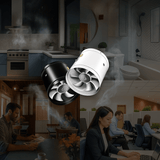 Hiljainen Poistoilmapuhallin Tehokkaaseen Ilmanvaihtoon - EmiyoSuomi - jäähdytys