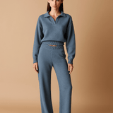 Housut ja Neulepuserosetti - Mukava - Tyylikäs - Laadukas - EmiyoSuomi - Neulepusero Nainen