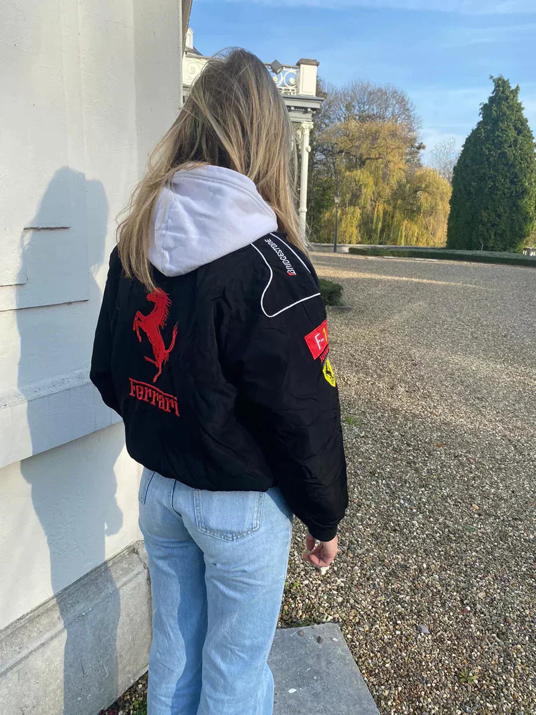 Women's Oversized Racing Jacket Streetwear