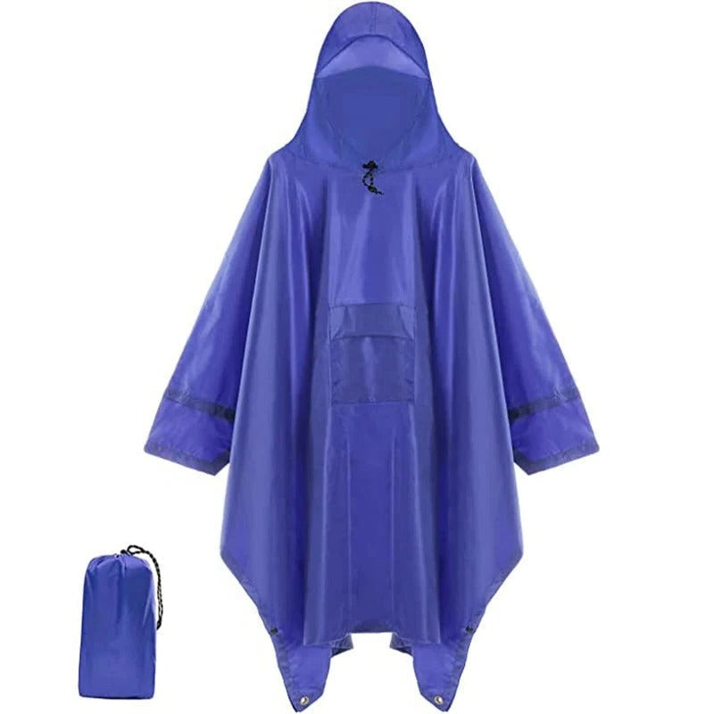 Sadetakki poncho | Vedenpitävä, väljä istuvuus