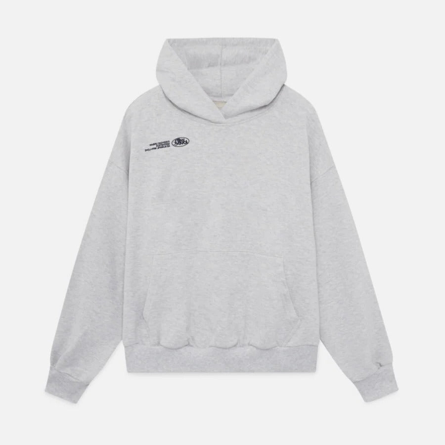 Oversized huppari löysä casual istuvuus etupainatus