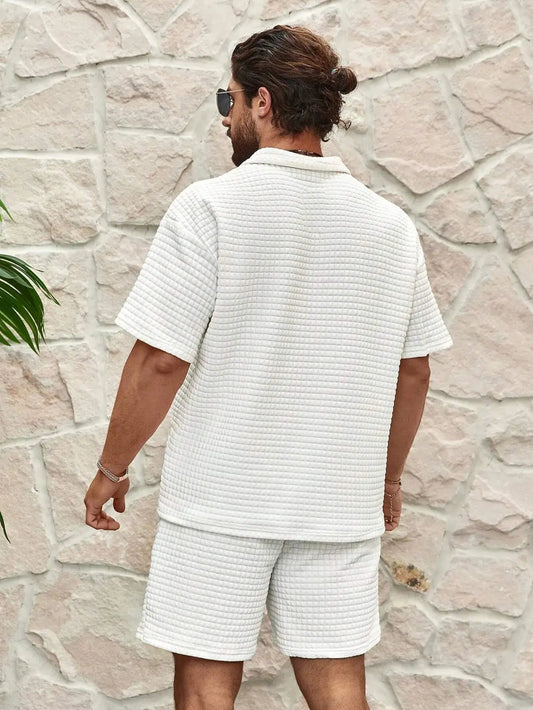 Leopold Polo-Shorts Set Miesten Muoti vivano-warszawa