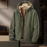 Miesten Fleece-takki - Sherpa Vuori - Vetoketjuhuppu - Normaali Istuvuus