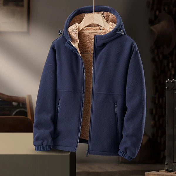 Miesten Fleece-takki - Sherpa Vuori - Vetoketjuhuppu - Normaali Istuvuus