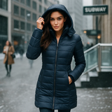 Stilla - Lange Jas met Zachte Voering en Capuchon - Trendy Comfort