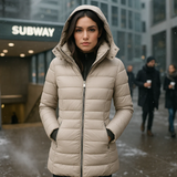 Stilla - Lange Jas met Zachte Voering en Capuchon - Trendy Comfort