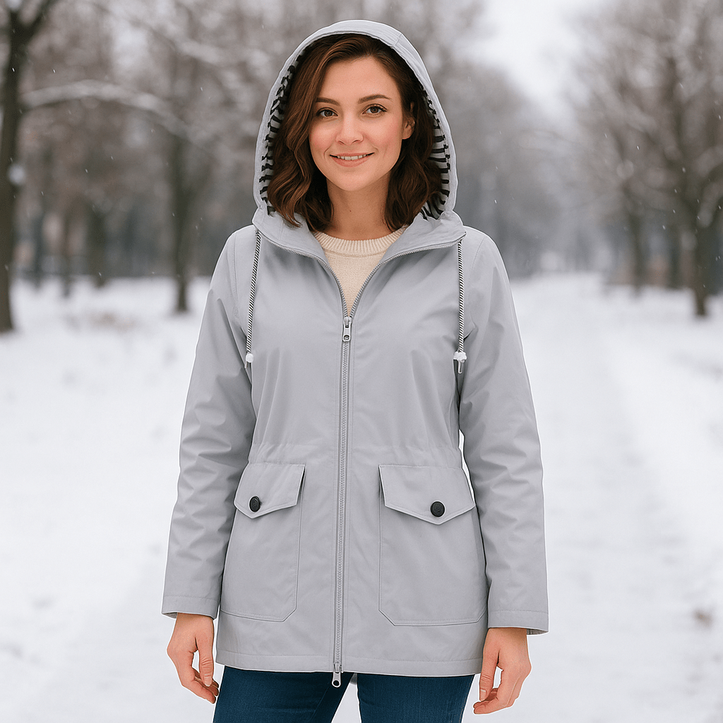 Irene Vedenpitävä Trenchcoat - Tyylikäs - Toiminnallinen - Suojaava - EmiyoSuomi - Takki Nainen