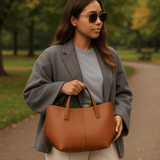 Isabella – Vintage nahkainen käsilaukku - EmiyoSuomi - Käsilaukku