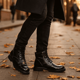 Jamison – Miesten Sotilaskengät Krokotiilikuviolla - EmiyoSuomi - miesten nilkkurit