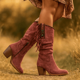 Jana Saappaat - Kestävä Western - tyyli - Mukavuus ja Kestävyys - EmiyoSuomi - Saappaat Nainen