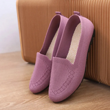 Naisten neule loaferit slip-on hengittävä kevytpohja