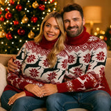 Jouluinen Neuleparille - Hirvikuosi - Lämmin & Tyylikäs - EmiyoSuomi - Joulupuserot