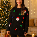 Jouluneule - Brodeeratut Koristeet - Uniikki Design - EmiyoSuomi - Joulupuserot