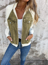 Hilda - Moderni Takki Denim-kankaasta-talvitakit-EmiyoSuomi