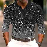 Miesten Luksus Kimalteleva Polo - Slim Fit Kauden Ympäri Paita vivano-warszawa
