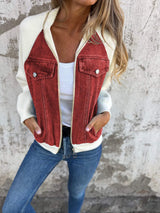 Hilda - Moderni Takki Denim-kankaasta-talvitakit-EmiyoSuomi