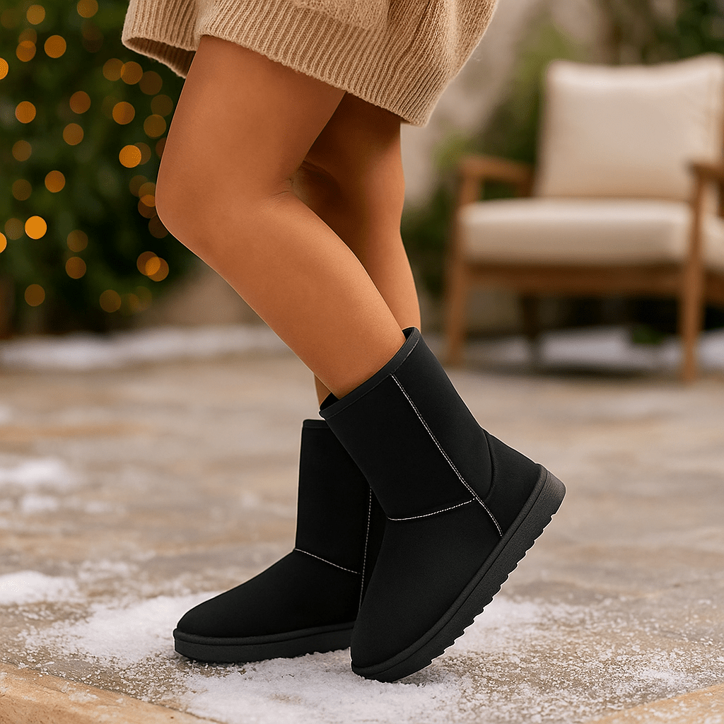 Juena Talvikengät - Paksu Fleecevuori - Lämpö ja Mukavuus - EmiyoSuomi - Saappaat Nainen