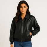 Juliette - Monipuolinen Ylisuurikokoinen Takki - Mukava & Tyylikäs - EmiyoSuomi - Bomberjacket - Nainen