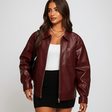 Juliette - Monipuolinen Ylisuurikokoinen Takki - Mukava & Tyylikäs - EmiyoSuomi - Bomberjacket - Nainen