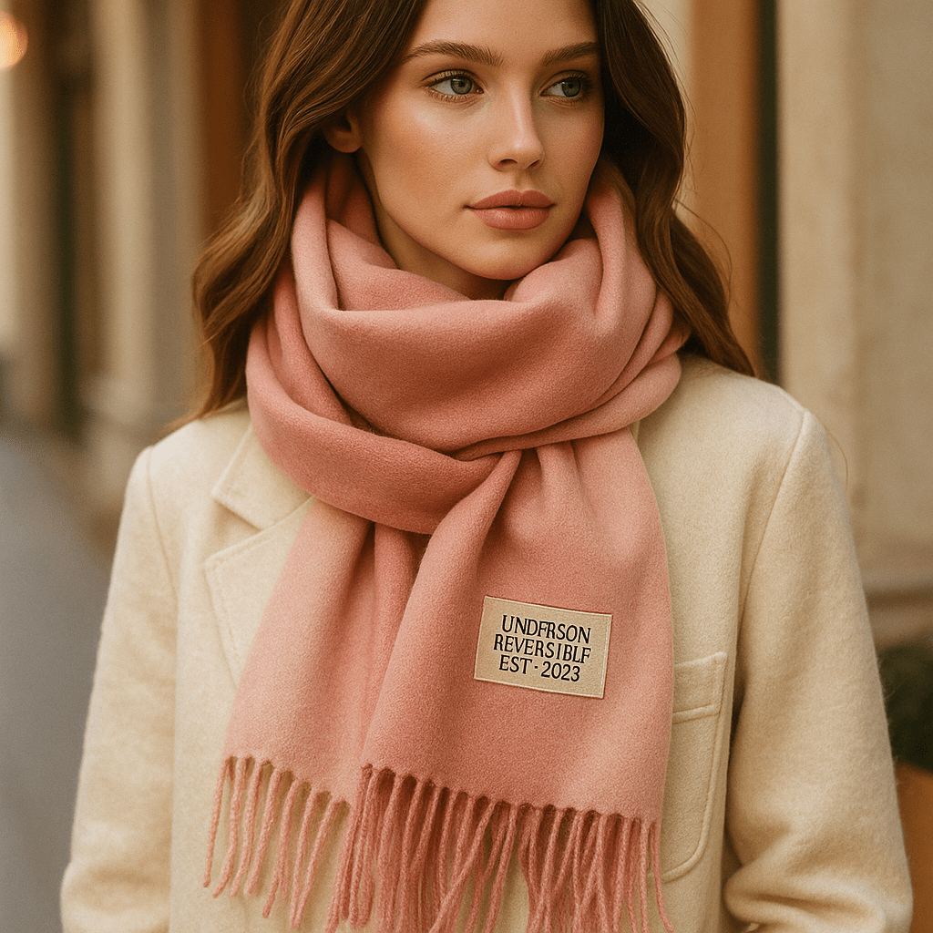 Käännettävä Pashmina - huivi Elena – Tyylikäs ja Pehmeä - EmiyoSuomi - Huivit