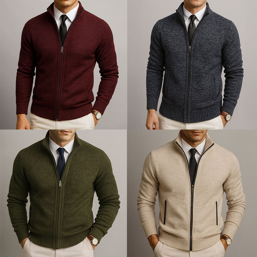 Miesten merinosvillaliivi slim fit, pehmeä neuleliivi