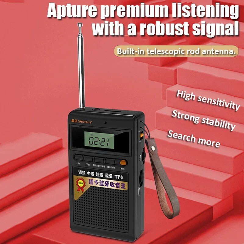 Kannettava Bluetooth - radio ja MP3 - soitin - SoundPocket Mini - EmiyoSuomi - Leirintäalue