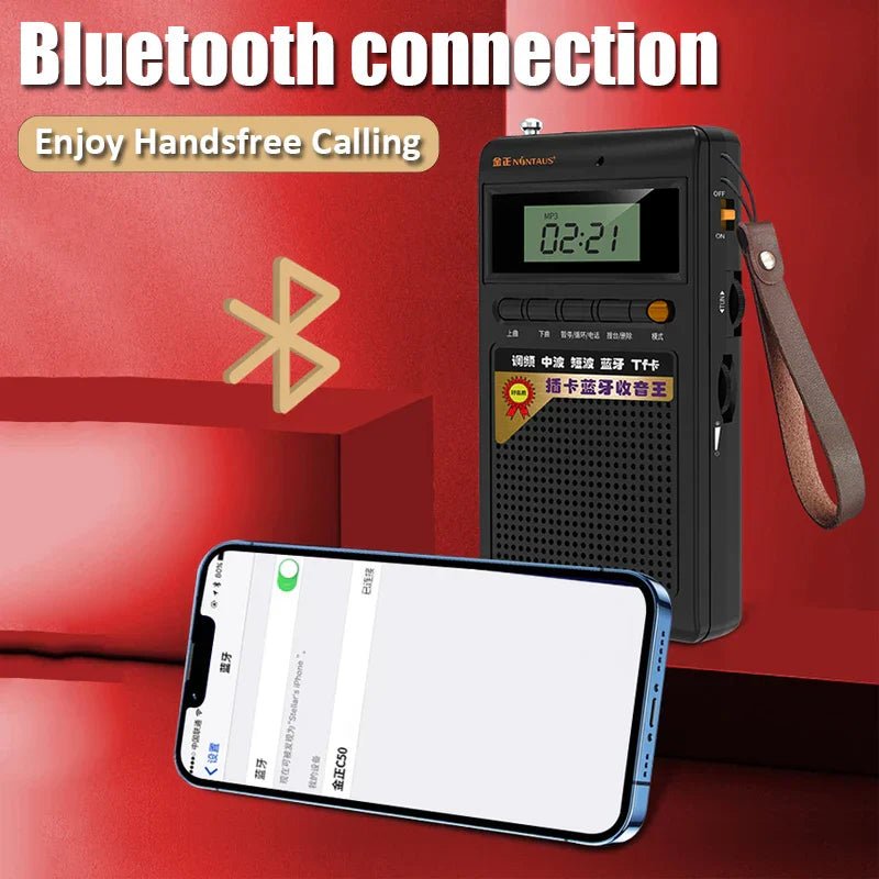 Kannettava Bluetooth - radio ja MP3 - soitin - SoundPocket Mini - EmiyoSuomi - Leirintäalue