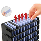 Kannettava Ilmajäähdytin Tuulettimella ja Puhdistusvalolla - EmiyoSuomi - jäähdytys