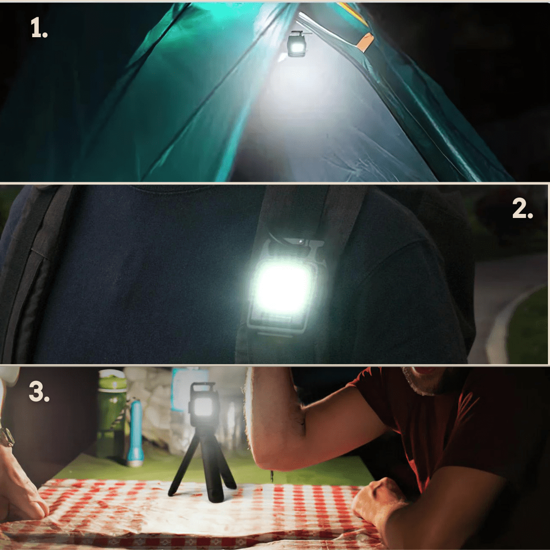 Kannettava retkeilyvalaisin LED - 2025 - EmiyoSuomi - Leirintäalue