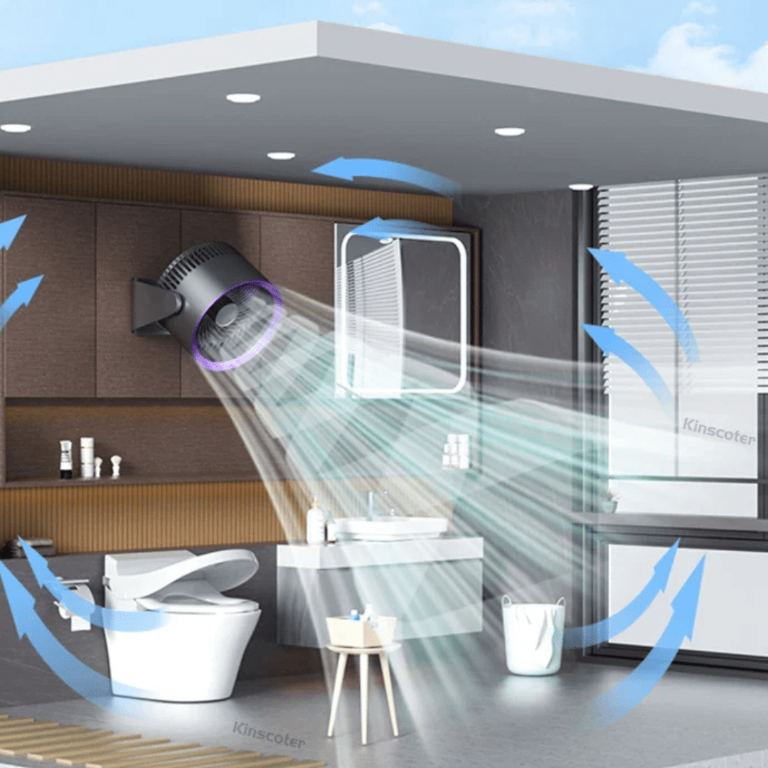 Kannettava USB - pöytätuulettaja hiljaiseen viilennykseen - EmiyoSuomi - jäähdytys