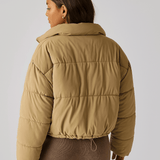 Katri Doudoune - Korkea Kaulus - Vetoketju - Lämmin & Tyylikäs - EmiyoSuomi - Bomberjacket - Nainen