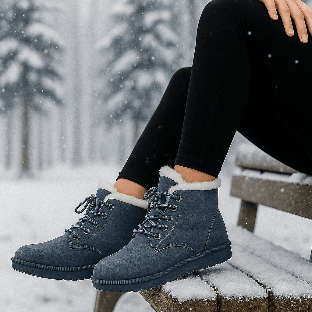 Kengät nauhoilla naisille – lämpö & vakaus - EmiyoSuomi - Naisten talvikengät