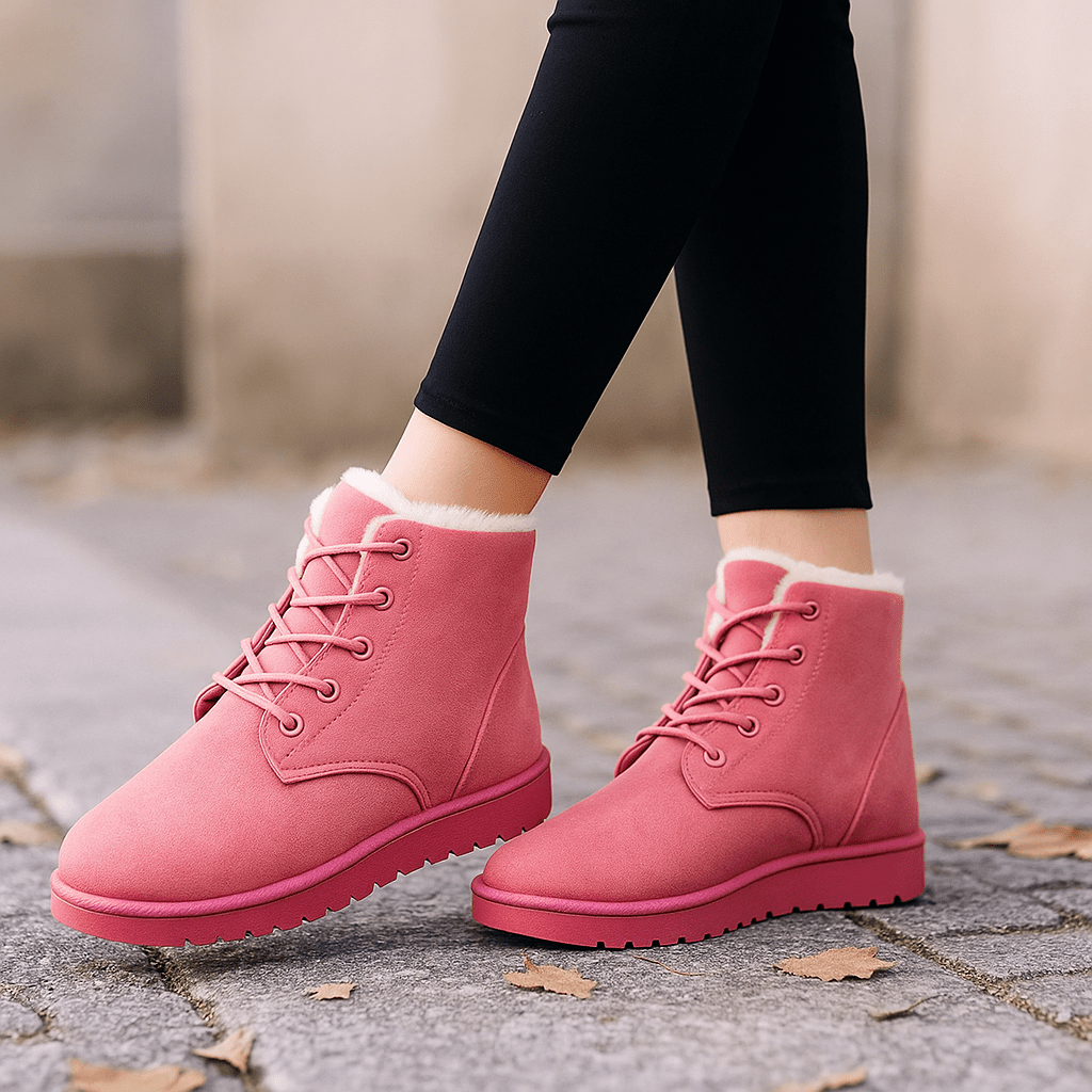 Kengät nauhoilla naisille – lämpö & vakaus - EmiyoSuomi - Naisten talvikengät