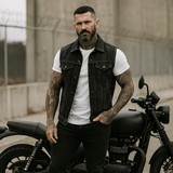 Kestävä moottoripyöräliivi miehille - EmiyoSuomi - Takit - Miehet