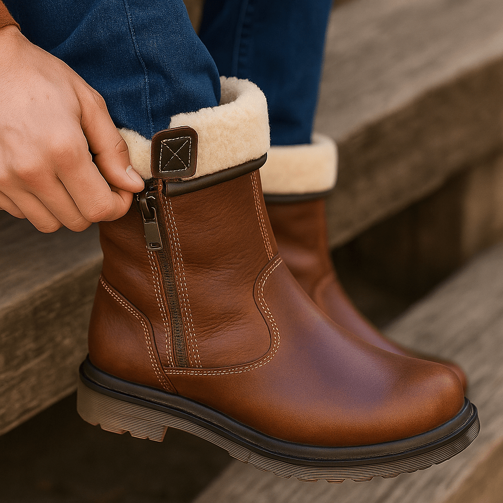 Kris – Miesten vetoketjulliset nilkkurit - EmiyoSuomi - Talvikenkiä - Mies