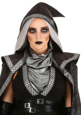 Lorenza Kostuumi Hihat - Goottinen Noita - Maxi Mekko Asuste - EmiyoSuomi - Halloween