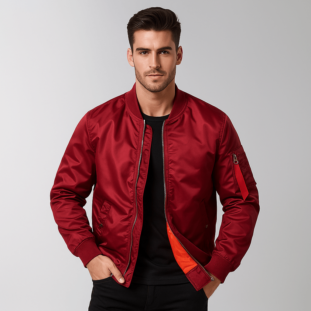 Louis - Ultra lämmin bombertakki - Mukava - Tyylikäs - Kestävä - EmiyoSuomi - Bomberjacket - Mies