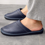 Naisten tossut slip-on kotikäyttöön vegaaninahka pehmeä pohja