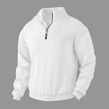 Miesten Neule | Cable Knit Pulli | Quarter-Zip